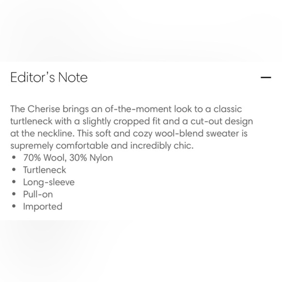 NWT PAIGE Designer Brown Camel Cherise Keyhole Turtleneck Sweater Size Medium - Picture 11 of 11